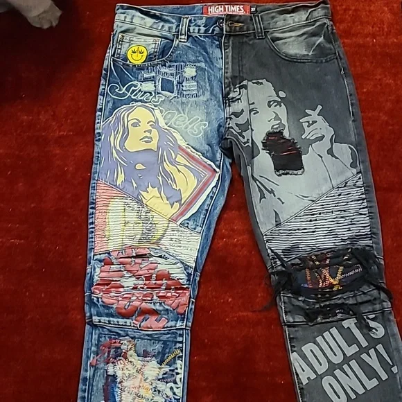 HIGH TIMES Men's jeans size 32x31 - Picture 1 of 15